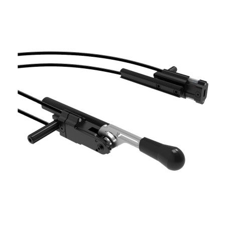 Freins à tirer commande unilatérale pour fauteuil roulant, levier gauche ou droit Freins à tirer commande unilatérale pour fauteuil roulant, levier gauche ou droit