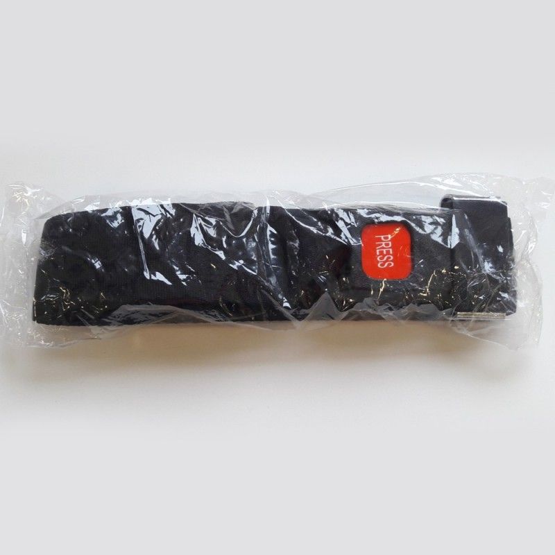 Ceinture de sécurité pour fauteuil roulant avec boucle métal