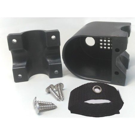 Porte canne pour fixation sur fauteuil roulant