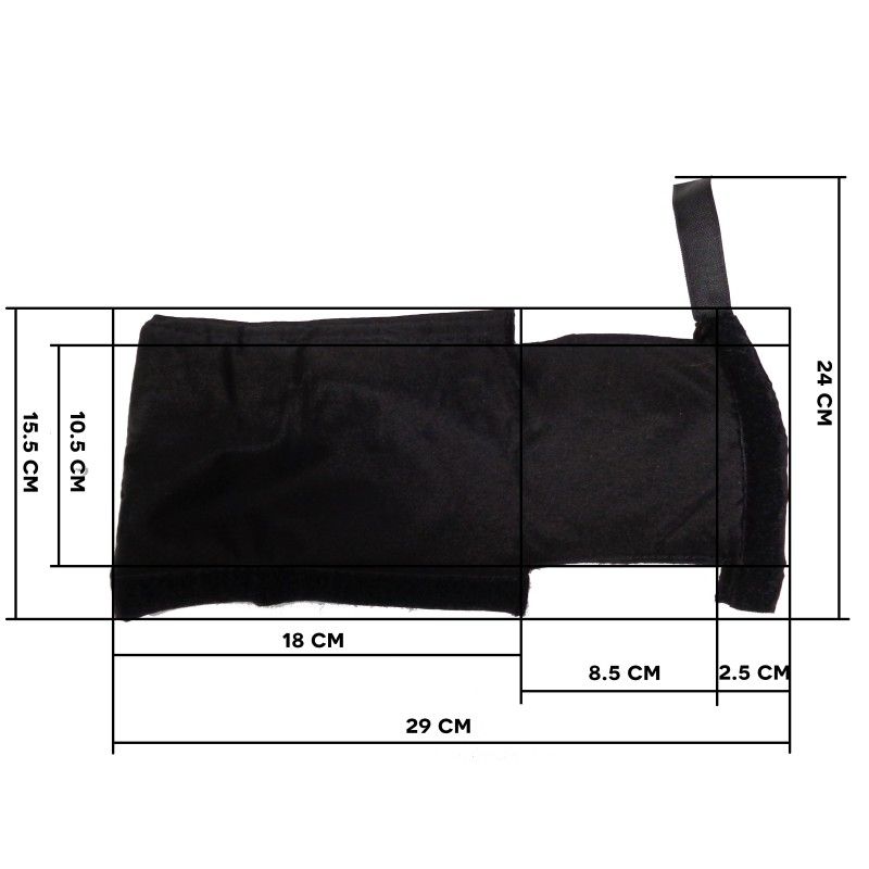 Kit de protections de châssis vinyle pour avant de fauteuil roulant