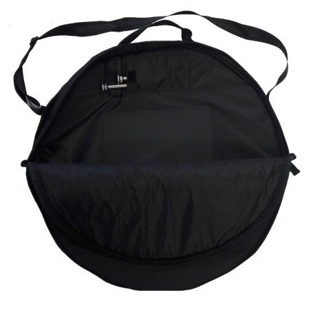 Sac pour le transport de deux roues de fauteuil roulant complètes