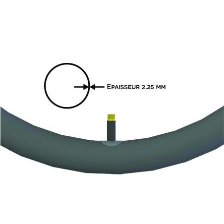 Chambre à air renforcée spéciale rugby Chambre à air renforcée spéciale rugby