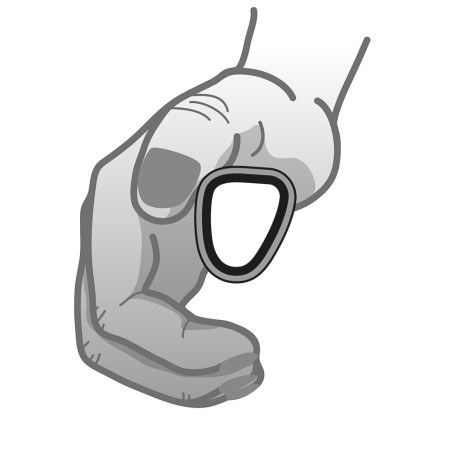 Main courante Curve et Curve L Tetra grip 24" (l'unité)