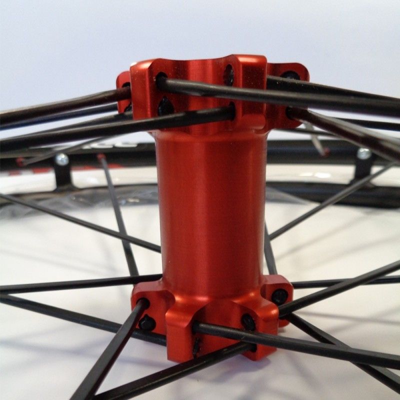 Roue complète Active VIKING 24" 540mm rayons X cross pour fauteuil roulant