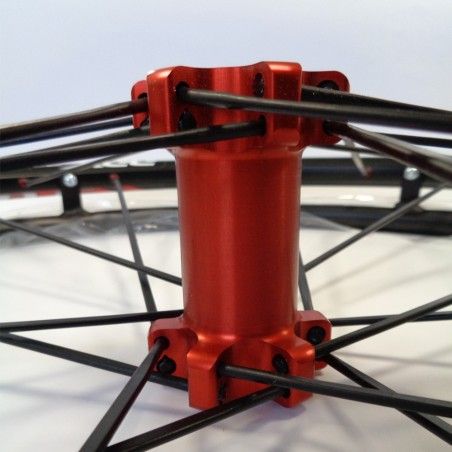 Roue complète Active VIKING 24" 540mm rayons X cross pour fauteuil roulant