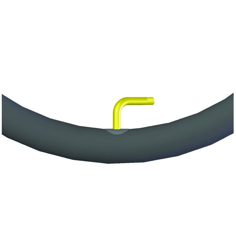 Chambre à air 200 x 50 (47/50-94) Schrader coudée 90-30 WH767 pour fauteuil roulant