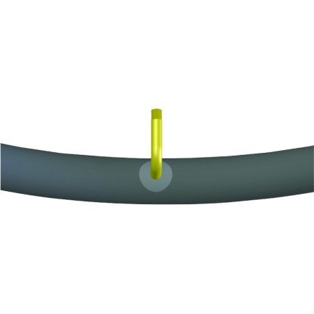 Chambre à air 3.50-4 (104-102) Schrader coudée 90-90 pour fauteuil roulant