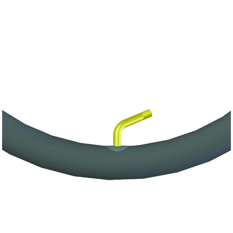 Chambre à air 5 x 1 (27-70) Schrader coudé 70-30 CR202 pour fauteuil roulant