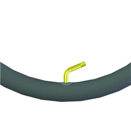 Chambre à air 5 x 1 (27-70) Schrader coudé 70-30 CR202 pour fauteuil roulant