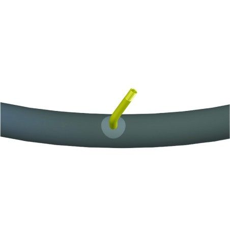 Chambre à air 6 x 1-1/4 (32-74) Schrader coudé 45-45 pour fauteuil roulant Chambre à air 6 x 1-1/4 (32-74) Schrader coudé 45-45 pour fauteuil roulant