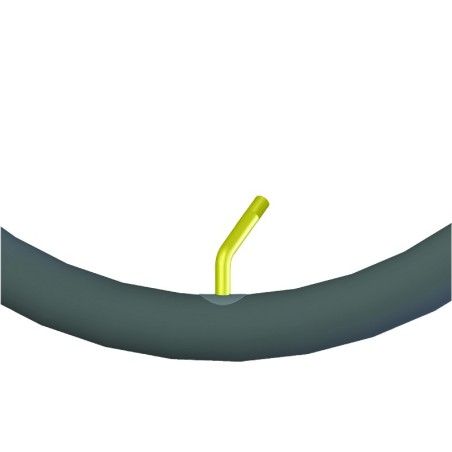 Chambre à air 6 x 1-1/4 (32-74) Schrader coudé 45-45 pour fauteuil roulant