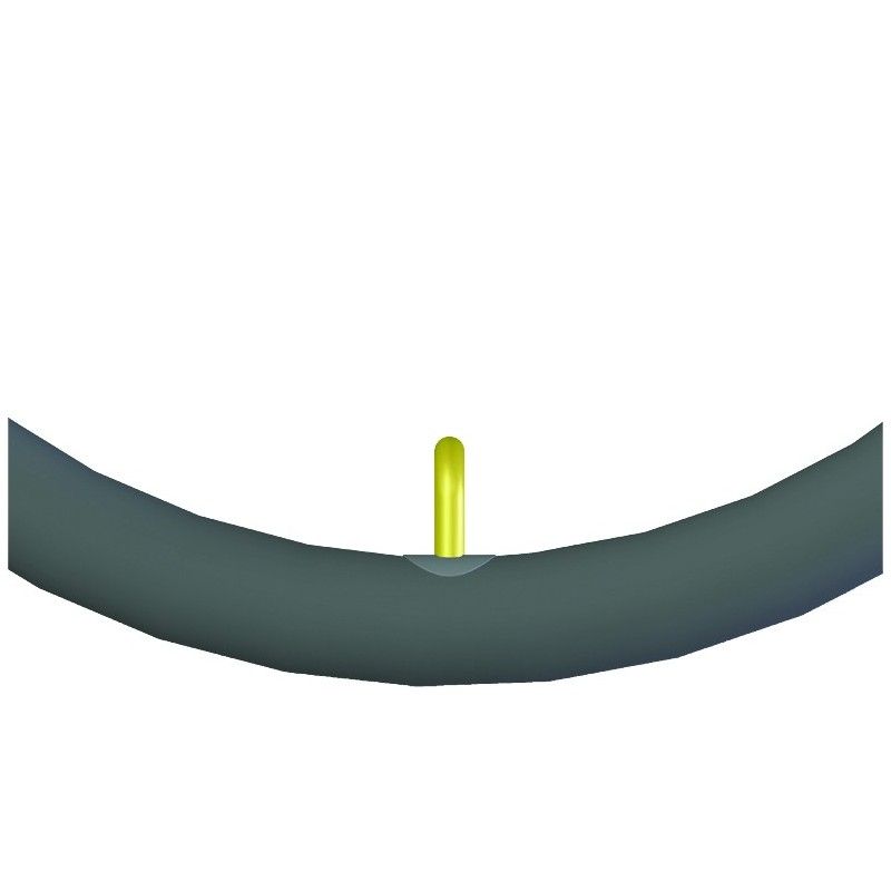 Chambre à air 3.00-4 (76-102) Schrader coudée 90-90 pour fauteuil roulant