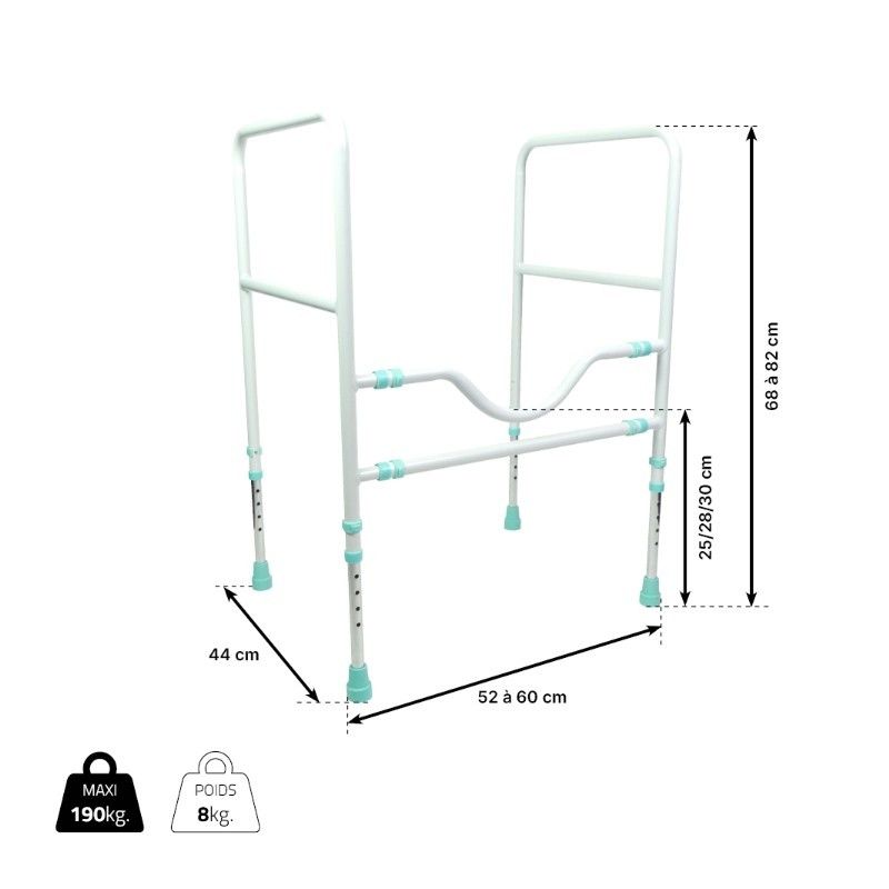 Accoudoirs de toilettes