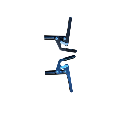 Frein ciseaux en aluminium droit ou gauche, pour fauteuil roulant Frein ciseaux en aluminium droit ou gauche, pour fauteuil roulant
