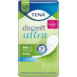 TENA Discreet Mini – Protection fuites urinaires légères ultra discrète | 20 protections