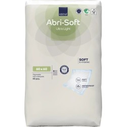Alèse Abri-Soft Ultra Light 60x60 cm – Alèse Jetable Absorbante 700 ml | Abena