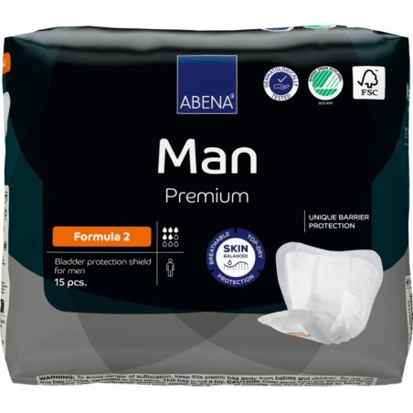 ABENA Man Formula 1 Premium – Protection homme fuites urinaires modérées 450ml ABENA Man Formula 1 Premium – Protection homme fuites urinaires modérées 450ml