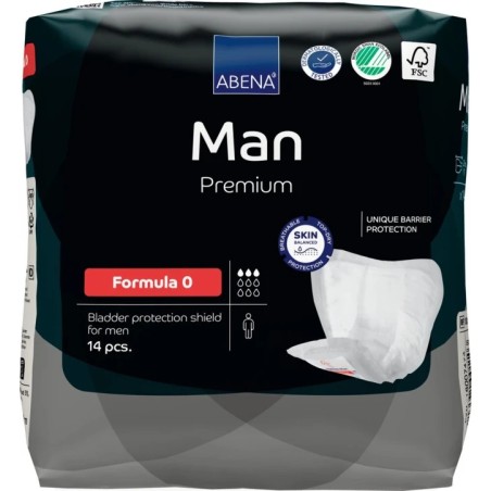 ABENA Man Formula 0 Premium – Protection homme incontinence légère 250 ml