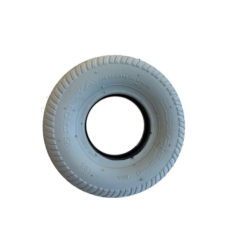 Pneu Standard 2.80/2.50-4 (70-102) 220x60 gris – Fauteuil roulant électrique