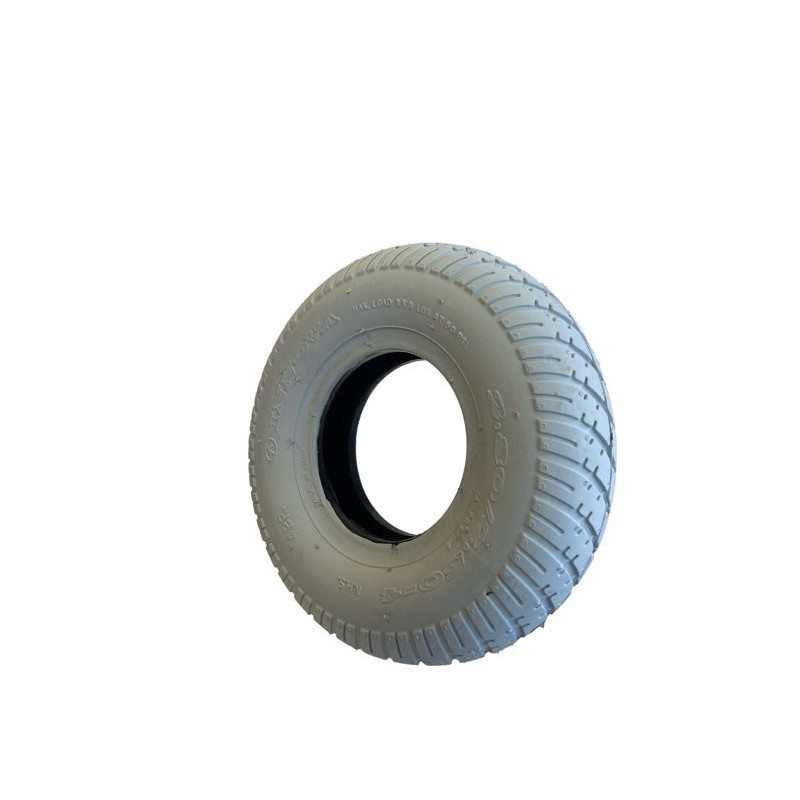 Pneu Standard 2.80/2.50-4 (70-102) 220x60 gris – Fauteuil roulant électrique