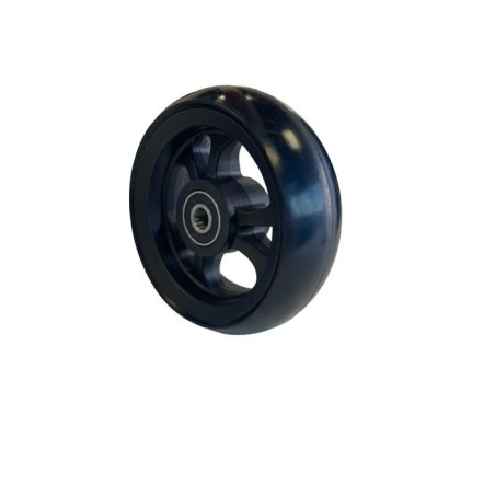 Roue OMOBIC LOTUS FIBERCORE 4" 100x34 PU Noir – Roue Avant Fauteuil Roulant Occasion