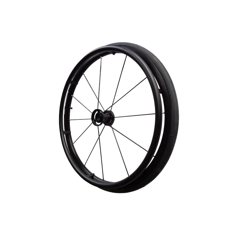Roue complète légère OMOBIC CYCLONE 12 rayons Design et kit3