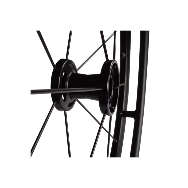 Roue complète légère OMOBIC CYCLONE 12 rayons Design et kit3