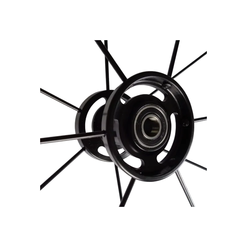 Roue complète légère OMOBIC CYCLONE 12 rayons Design et kit3