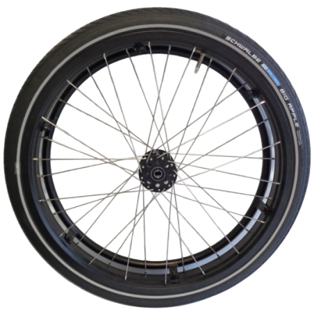 Roue complète OMOBIC BUDDY FAT 24" pour fauteuil roulant droite ou gauche Roue complète OMOBIC BUDDY FAT 24" pour fauteuil roulant droite ou gauche