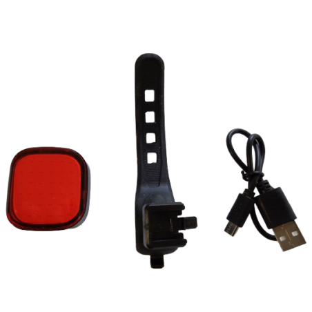 Éclairage LED pour fauteuil roulant rechargeable feu arrière