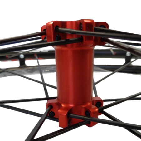Roue complète Active VIKING 24" 540mm rayons X cross pour fauteuil roulant