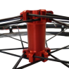 Roue complète Active VIKING 24" 540mm rayons X cross pour fauteuil roulant