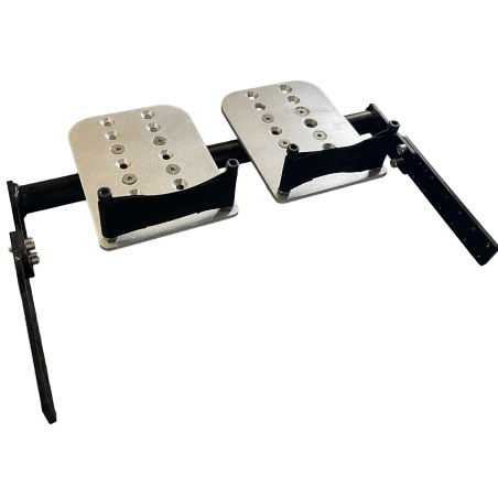 Repose pieds double plaques fauteuil Strike Force