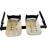 Repose pieds double plaques fauteuil Strike Force
