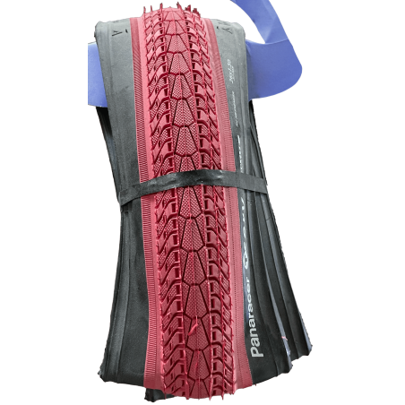 Pneu panaracer T.Serv rouge (la paire)