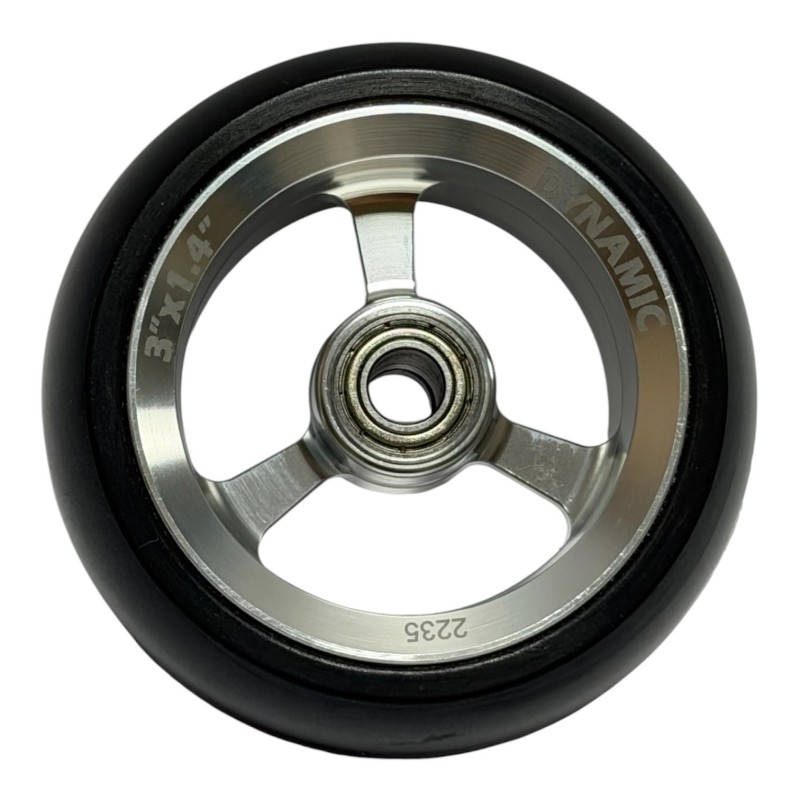 Paire de roues avant pour fauteuil roulant
