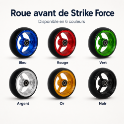 Roue 5" 125x25 pour fauteuil électrique Strike Force