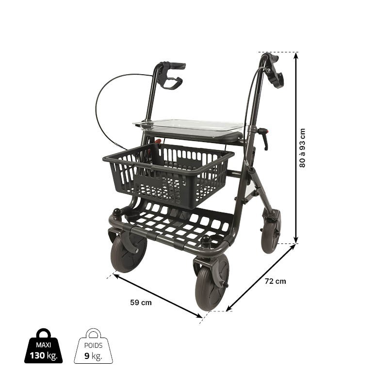 Rollator 4 roues