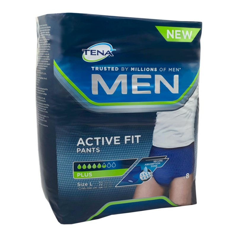 Tena men active fit (slip homme)