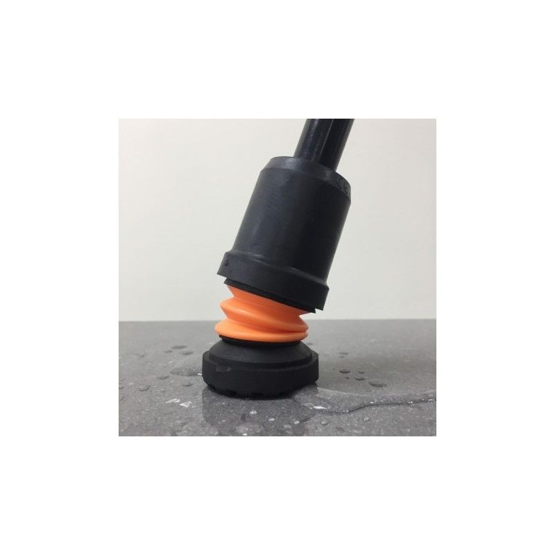 Pied de Remplacement Flexyfoot Noir – Embout Canne Antidérapant