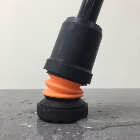 Pied de Remplacement Flexyfoot Noir – Embout Canne Antidérapant