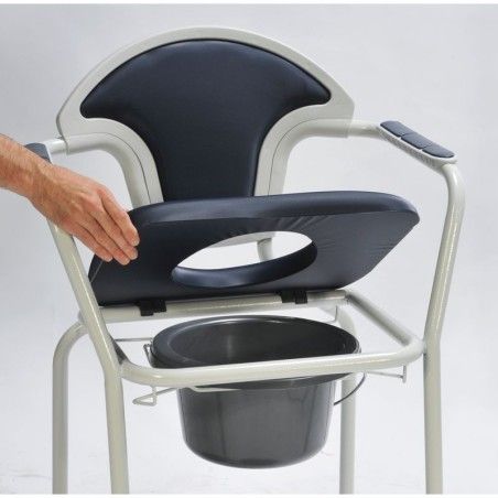 Chaise de toilettes percée caraïbe réglable