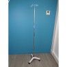 Pied porte sérum 3 ou 5 roulettes
